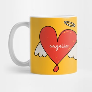 angelic heart Mug